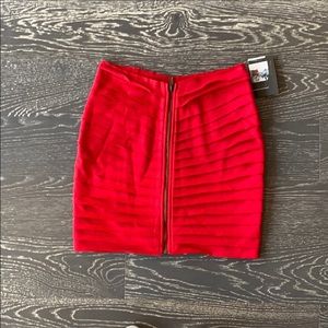 Red Mini Skirt